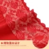 Langsha natal người phụ nữ 100% cotton đồ lót phụ nữ red kích thước lớn cao eo knot wedding đóng hộp tóm tắt