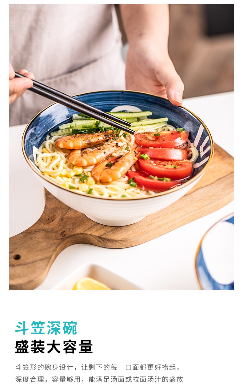 Eat Xia Chuan pull rainbow such always Eat rainbow such use creative move household soup bowl mercifully rainbow such to use Japanese - style tableware ceramics hat to bowl