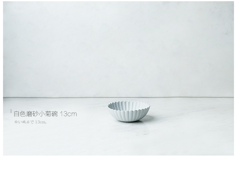 And European ceramic disc creative frosted by plate western food steak plate household snack plate of fruit salad snack plate