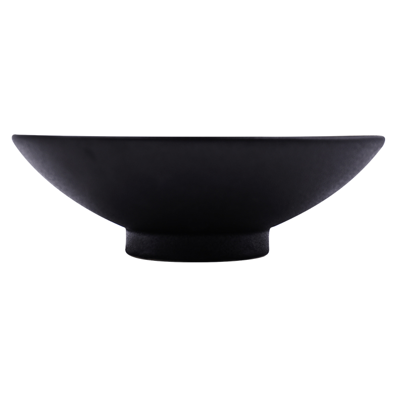 Expressions using the and sharply black jade ceramic high - temperature shallow bowl set up Mosaic gold antiskid rice bowls retro creative noodles soup bowl
