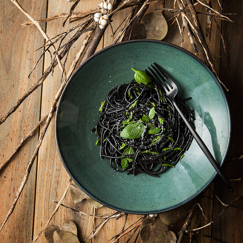 And water creatures creative ceramic bowl of salad bowl dish western - style such as dish household European - style soup bowl large soup bowl