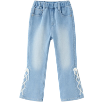 Minipeace Taiping Childs Jeans in winter butterfly knife ribbon plus