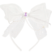 minipeace peacebird childrens clothing girls hairband princess bow rhinestone high forehead chain little girl headwear