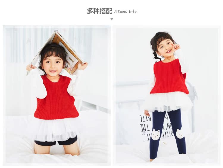 Pull fille MINI PEACE à sans manches - Ref 2104415 Image 19