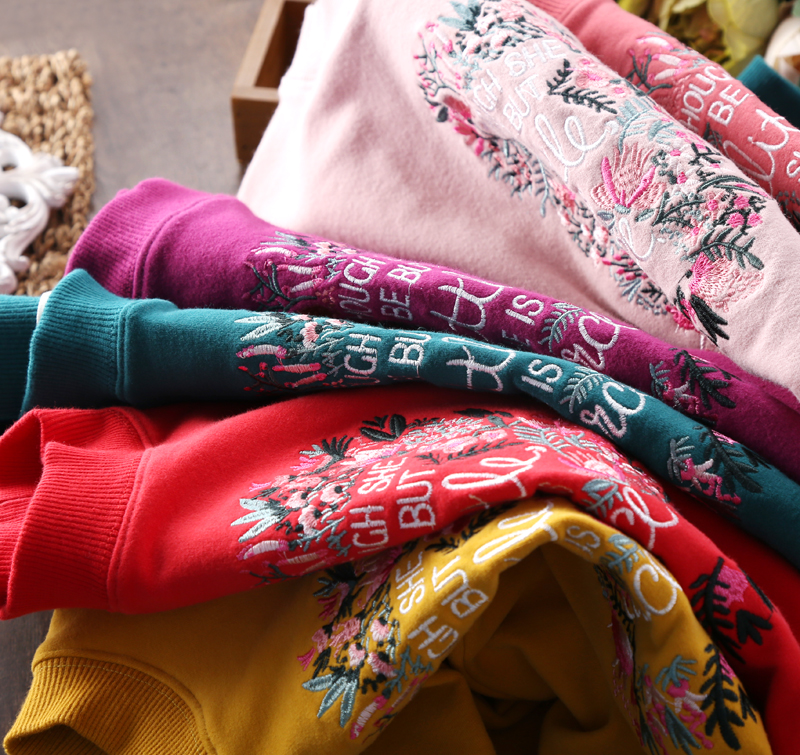 Foreign Pie Girl Thick T-Shirt Spring Autumn Clothing 2022 New Korean Version Children Long Sleeve T-shirt Pure Cotton Embroidered Undershirt Blouse