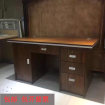 Single desk 1 2 meters 1 4 meters computer desk desktop clerk with drawer cashier desk writing desk workbench