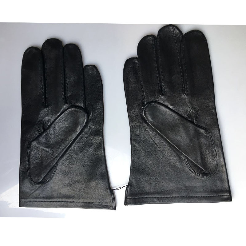 French Army Public Issue French Foreign Legion F1 Pure Sheepskin Black Combat Gloves - Soft and Comfortable