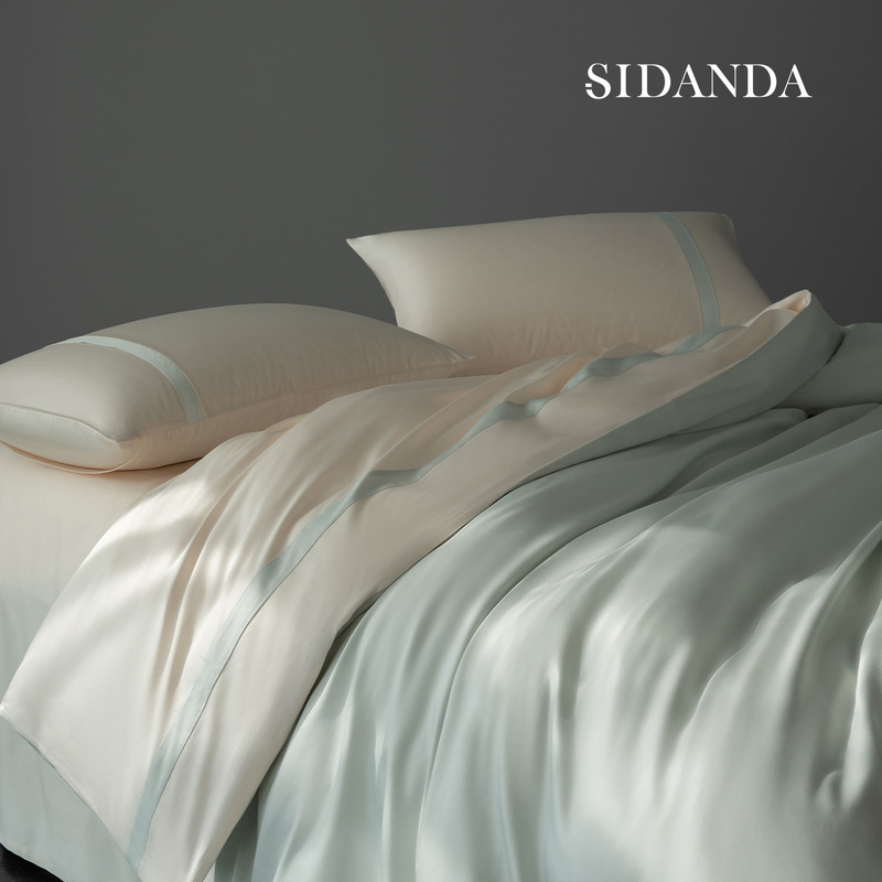 Sidanda 140-Count Cotton Tencel Four-Piece Set, Light Luxury Flowing Cotton, Silky and Skin-Friendly Bed Sheet, Fitted Sheet, High-End Feel Sidanda 140-Count Cotton Tencel Four-Piece Set, Light Luxury Flowing Cotton, Silky and Skin-Friendly Bed Sheet, Fitted Sheet, High-End Feel