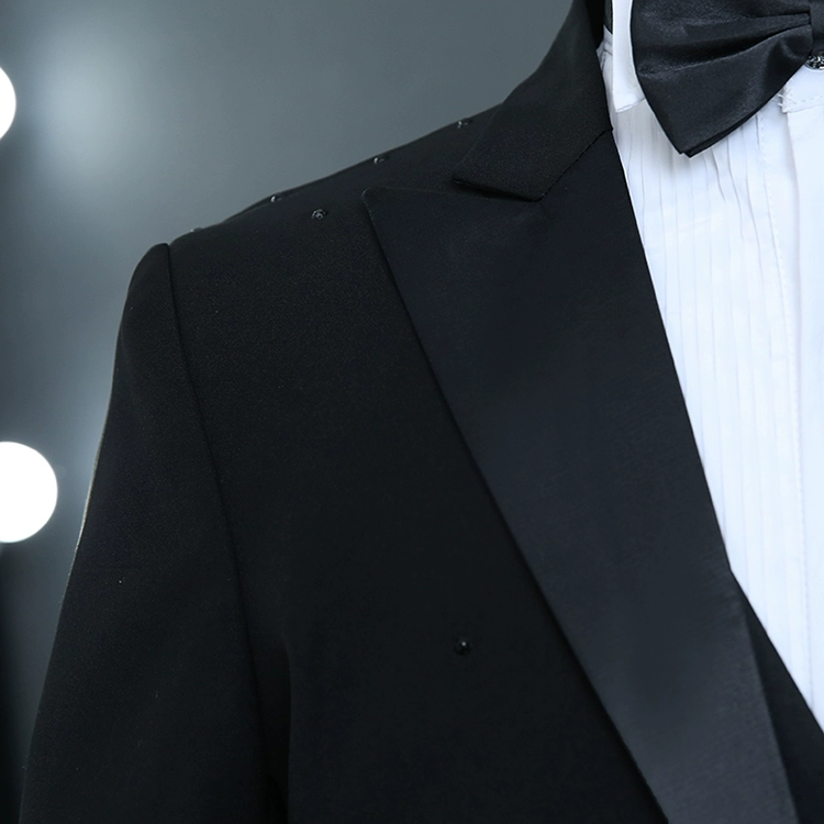 Trang phục tuxedo nam trang phục hợp xướng mới phù hợp với tiệc cưới nghệ thuật thử nghiệm phù hợp với trang phục chỉ huy