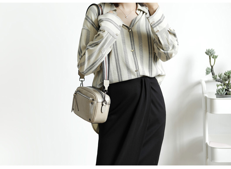 2019 thu đông mới da dầu sáp da vai đeo chéo thời trang retro xu hướng giản dị túi nhỏ vuông túi nữ - Túi xách nữ túi xách công sở nữ