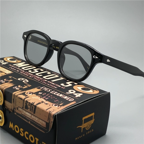 Москот Масте, светлые серые солнцезащитные очки мужской ретро черный лемтош