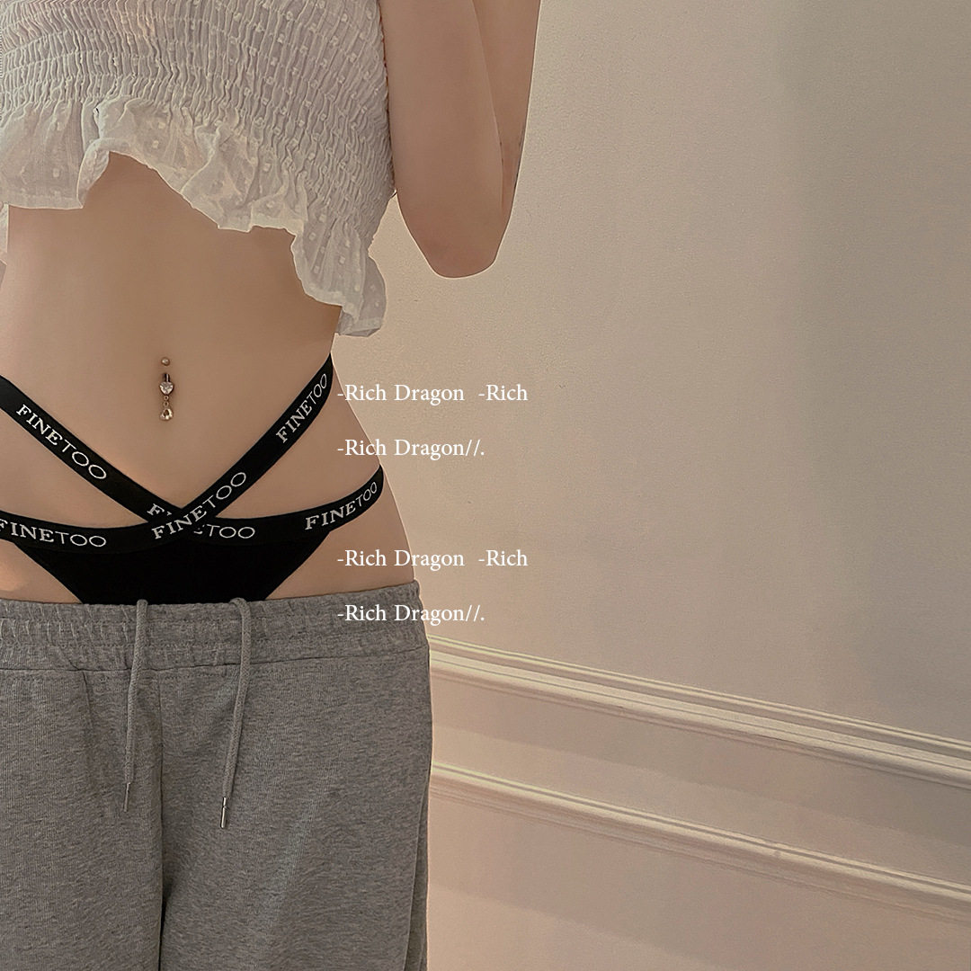 European and American sports Wind Tiny pants Girls pure cotton briefs Waist Fitness Pants Pure Desire Ceiling Without Mark Sexy Underwear