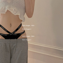 European and American sports Wind Tiny pants Girls pure cotton briefs Waist Fitness Pants Pure Desire Ceiling Without Mark Sexy Underwear