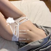 Secret Channel Sexy Briefs Female Low Waist Pure Cotton Stalls Cross With Lace Transparent Mesh Yarn Apologetic Tempo Triangle Pants
