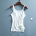 Lụa mềm mượt ~ Nhật Bản cho lụa hữu cơ ren ren áo yếm gợi cảm hoang dã mềm mại áo thun lót nam đẹp 2021 Áo vest