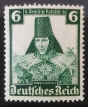 Germany 1935 national costume 1 new MNH