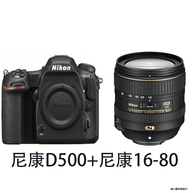 Nikon D500 stand-alone 16-80mm kit half-frame body advanced professional high-definition SLR camera trip Hong Kong
