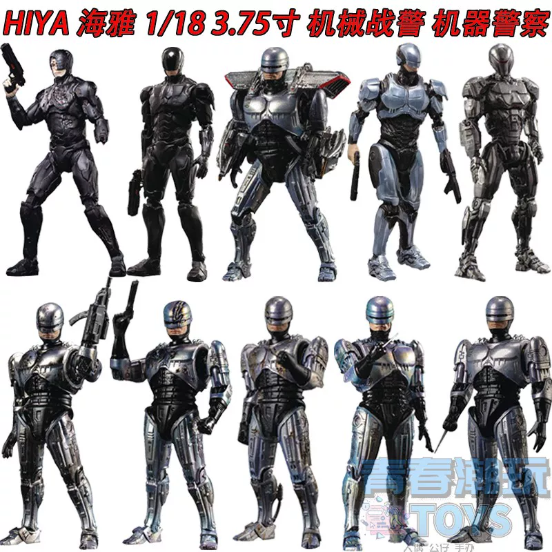 Hiya Haiya 3.75-дюймовый 1/18 Механическое смягчение полиция Tiejia Wi Long ED-209 Мех сустав может обработать модель модель
