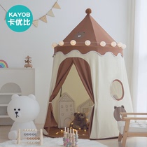 Kayubi childrens tent yurt indoor home baby game house boy girl princess castle toy