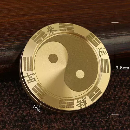 Латунная ручка, украшение в руку, портативная игрушка для пальца, антистресс