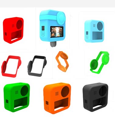 For gopro MAX silicone protective case gopro panoramic camera accessories dustproof lens cover protective case