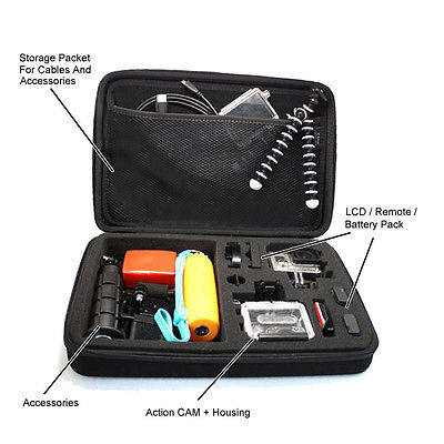 Versatile camera free grid containing bag handbag suitable for GOPRO8 digital accessories containing portable bag