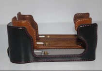 Digital camera bag leather case for Fuji XE1 XE2 camera base half set protection special package