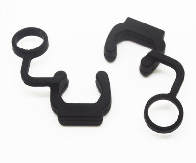 GoPro5 4 3 accessories white silicone lock catch fit active base use anti-lose 2 packs