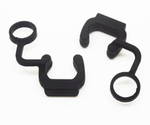 GoPro5 4 3 accessories white silicone lock buckle with movable base use anti-lost 2 bags