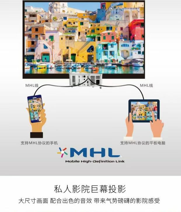 Máy chiếu Optoma hd39darbee làm nổi bật máy chiếu góc rộng HD 3d không có màn hình TV mới - Máy chiếu