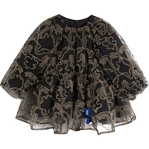 Новое милое сетчатое платье с длинными рукавами Jiangnan Buyi весна 24 jnbybyjnbyYO2G11020