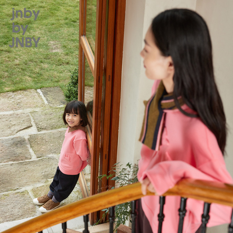 Pro-child clothing] Gangnam cloth clothes children dress new sets of clothing round collar long sleeves male and female children jnbyjnby-Taobao