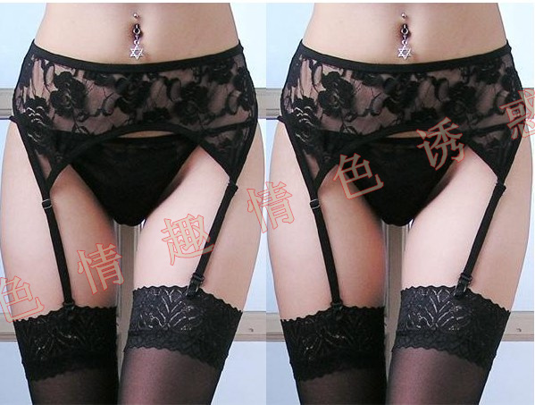 Vớ sexy vớ ren garter phụ nữ trong suốt kích thước lớn sling vớ châu Âu và Hoa Kỳ riêng biệt đàn hồi không trượt vớ