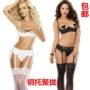 Tấm thép garter nữ tính lộ ngực ren garter với bộ đồ lót áo ngực của tôi tập hợp đồ lót hoành hành dây nịt 