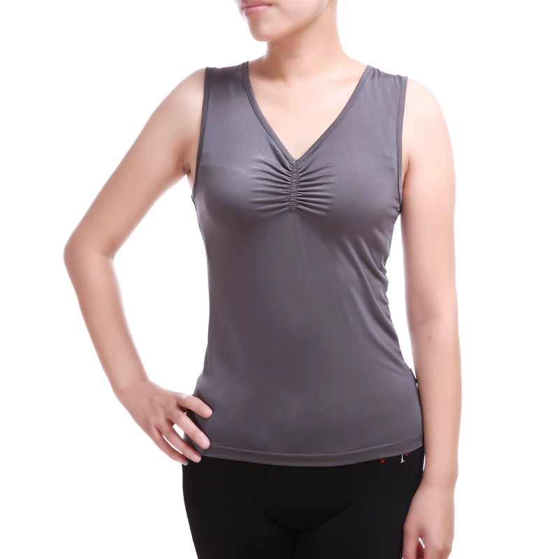 Красные балетные туфли T-shirt, спортивная одежда, летняя йога-одежда, с коротким рукавом