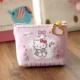 Dễ thương hello kitty phim hoạt hình cô gái trái tim màu hồng ví nhỏ tai nghe nhỏ lưu trữ vật phẩm túi xu coin