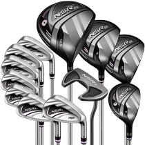 PGM comes with a telescopic bag a complete set of golf clubs a set of 12 professional golf clubs for women and ultra-light carbon clubs.