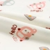Giường dệt kim cotton tùy chỉnh cho trẻ em Bộ đồ đơn bé 1.2m Phim hoạt hình Mat