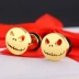 Hợp thời trang bằng thép titan hình tròn Bông tai bằng thép không gỉ Halloween Bí ngô đầu Bông tai Trang sức nam và nữ Miễn phí vận chuyển - Vòng đeo tay Cuff