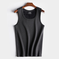 Mens duvet fever warm vest thickened with velvety double layer of winter wear beating bottom waistcoat large yard fit tight fit