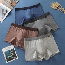 Pildan 4-pack mens underwear boxer shorts summer breathable cotton cotton boxer shorts for young students