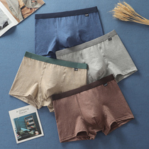 Pildan mens underwear Mens boxers Xinjiang pure cotton thin breathable Japanese boxer pants youth student pants