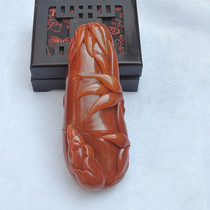 Huanglong jade handle pieces step by step high blessings hand toy pieces jade handle pieces collection great gifts