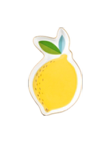 Honey bag flying squirrel little pet cute supplementary food plate Food bowl Food plate Ceramic gold lemon bowl Watermelon bowl