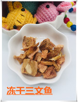 Pet snacks Beautiful hair high protein honey bag glider Honey pet snacks Freeze-dried salmon