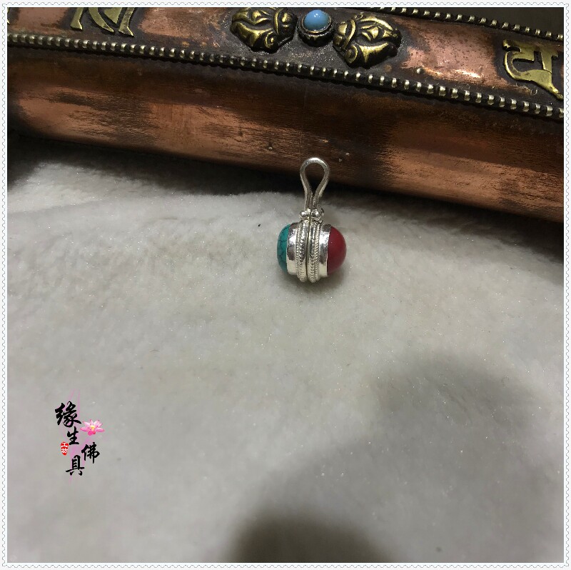 Edge Raw Buddha Nepal 925 pure silver handmade count clip clip Counting Remember Son Beads Accessories