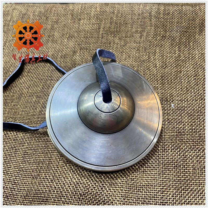 Edge Raw Buddha Nepal Pure Copper Thickening Touch Bell Seiko Bronze Banging Bell Bronze Cymbal Percussion National Musical Instrument With Cloth Cover