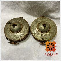 The fate of the Buddha Nepal pure handmade copper Old Eight auspicious bell bell box pattern buzzer Bell storage box placement device