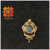 Fate of Buddha from Nepal imported handmade 925 sterling silver gilt box