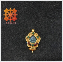 Fate Buddha Nepal 925 sterling silver Gabo box silk carving Manjusri Bodhisattva kawoo pendant